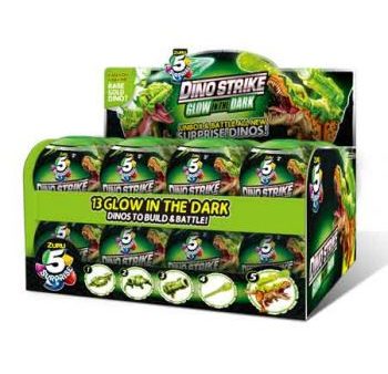 5 SURPRISE DINO STRIKE GLOW IN THE DARK SERIES 2 Hot on Sale