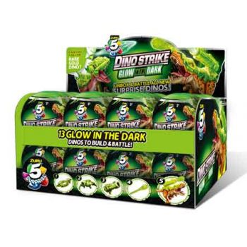 5 SURPRISE DINO STRIKE GLOW IN THE DARK SERIES 2 Hot on Sale