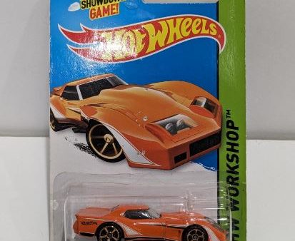 2014 Hot Wheels HW Workshop 76 Greenwood Corvette Hot on Sale