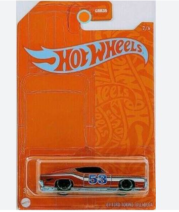 2021 Hot Wheels 53rd Anniversary 69 Ford Torino Talladega For Sale