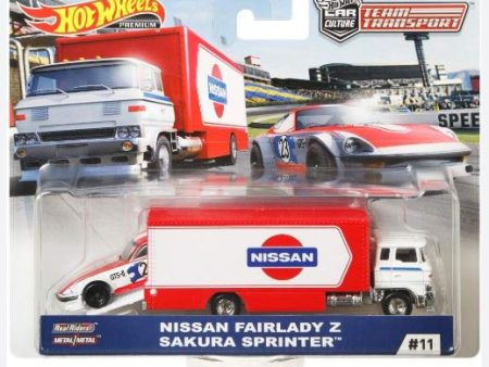 2019 Hot Wheels Team Transport 11 Nissan Fairlady Z and Sakura Sprinter Discount