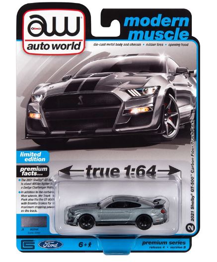 2022 Auto World 2021 Shelby GT-500 Carbon Fiber Track Pack Online Sale