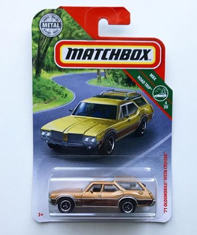 2019 Matchbox MBX Road Trip 71 Oldsmobile Vista Cruiser Fashion