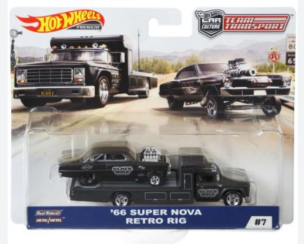 2019 Hot Wheels Team Transport 7 66 Super Nova and Retro Rig Hot on Sale