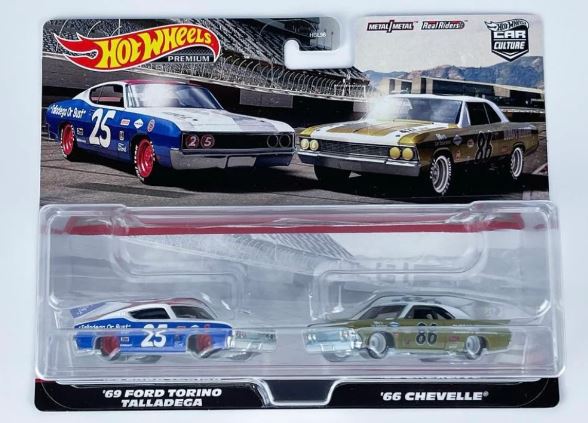 2022 Hot Wheels Target Ford Torino Talladega and Chevelle 2 Pack Online Sale