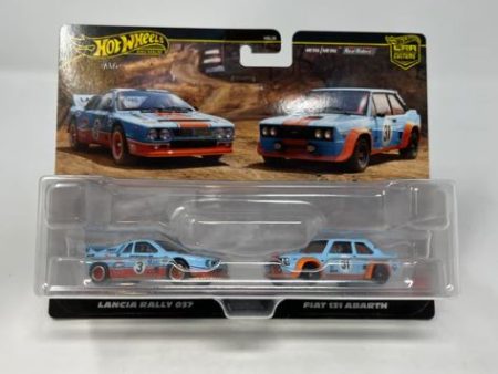 2024 Hot Wheels Target Gulf Racing Italian Rally Car 2 Pack Hot on Sale