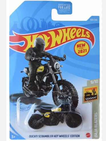 2021 Hot Wheels Baja Blazers Ducati Scrambler Hot Wheels Edition For Sale