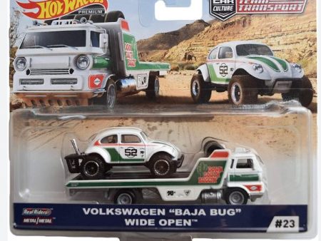 2020 Hot Wheels Team Transport 23 Volkswagen Baja Bug and Wide Open Discount