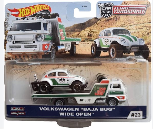 2020 Hot Wheels Team Transport 23 Volkswagen Baja Bug and Wide Open Discount