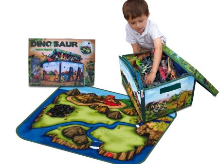 ZipBin Dinosaur Collector Toy Box & Playset on Sale