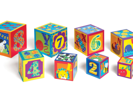 ABC 123 Stacking Cubes Hot on Sale