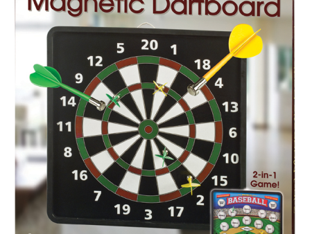 2-in-1 Magnetic Dartboard Online Sale