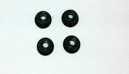 4mm Lock Nuts Pack of 4 Wheel For Sale