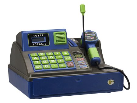 Zillionz Talking Cash Register Blue For Cheap