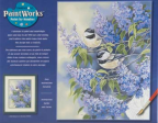 91361 Chickadees & Lilac Paint By Number 11x14  Sale