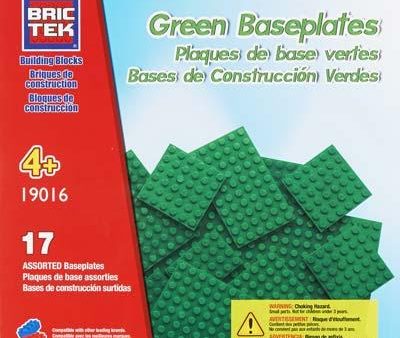 19016 Baseplates 17 Assortment Green - for Construction Blocks Cheap