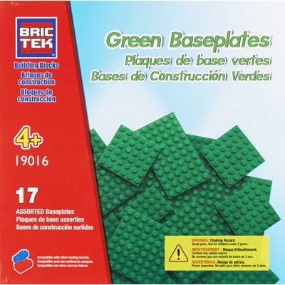 19016 Baseplates 17 Assortment Green - for Construction Blocks Cheap