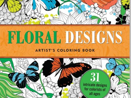 Adult coloring Book- Floral Design For Cheap