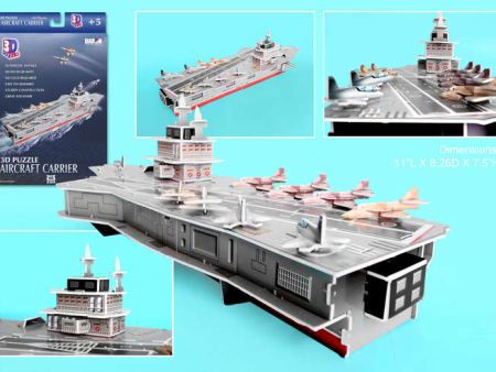 Aircraft Carrier 3D Puzzle 60 pcs Online