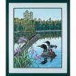 16 x 20 Loon and Irises Paintworks Online Hot Sale