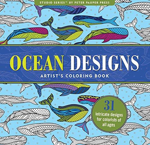 Adult Coloring Book Oceans Designs For Sale