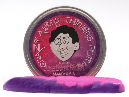 2  Amethyst Blush Thinking Putty Tin Hot on Sale