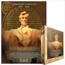 Abraham Lincoln 1000pc puzzle Hot on Sale