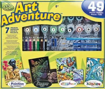 49 Piece Art Adventure Set from Royal & Langnickel Sale