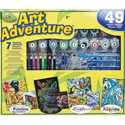 49 Piece Art Adventure Set from Royal & Langnickel Sale