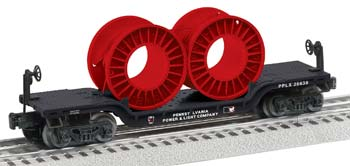 6-26638 Power & Light Flatcar w Reels Pennsylvania For Cheap