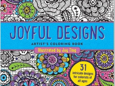 Adult Coloring Book- Joyful Designs Supply