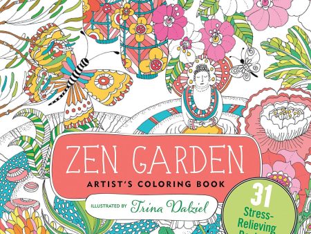 Adult Coloring Book - Zen Garden For Sale