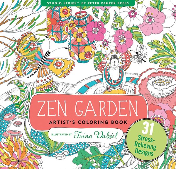 Adult Coloring Book - Zen Garden For Sale