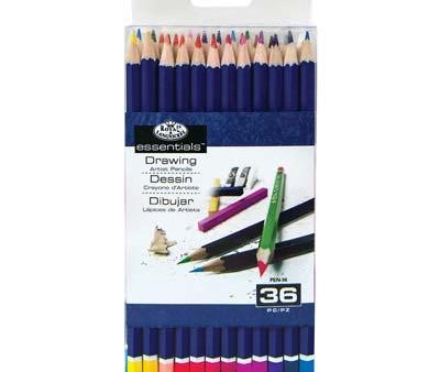 36pc Color Pencils Set For Cheap