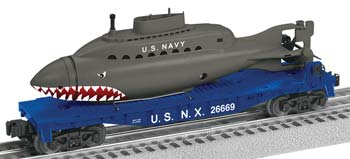 FLATCAR WITH SHARK SUBMARINE Sale