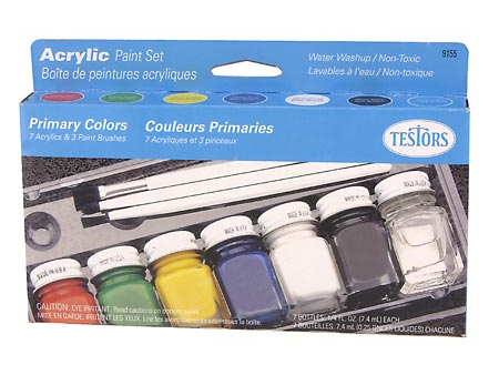 Acrylic Primary Craft Paint Set Fashion