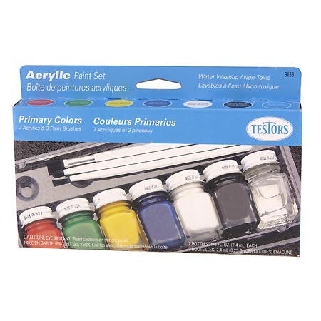 Acrylic Primary Craft Paint Set Fashion